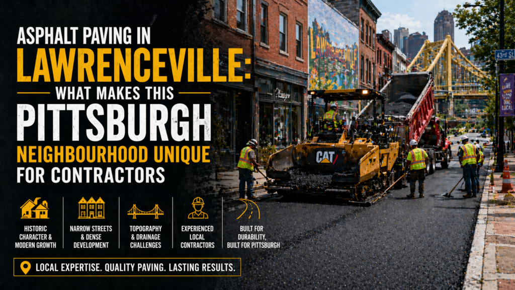 Asphalt Paving in Lawrenceville: What Makes This Pittsburgh Neighbourhood Unique for Contractors